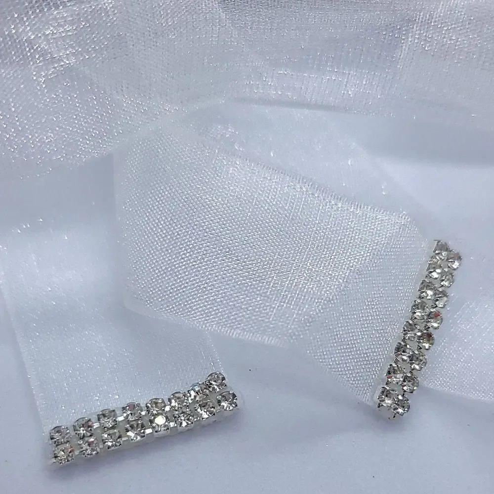 Rhinestone Pearl Bridal Belt Sash Crystal Wedding Dress Waist Tie Plus 109